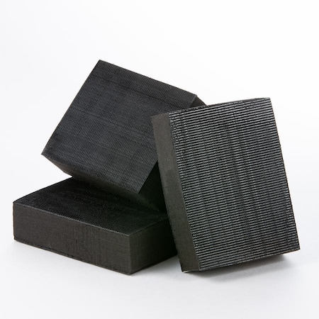 Combo Sanding Block 3 X 4 Easy Release Edge - Firm Black Foam